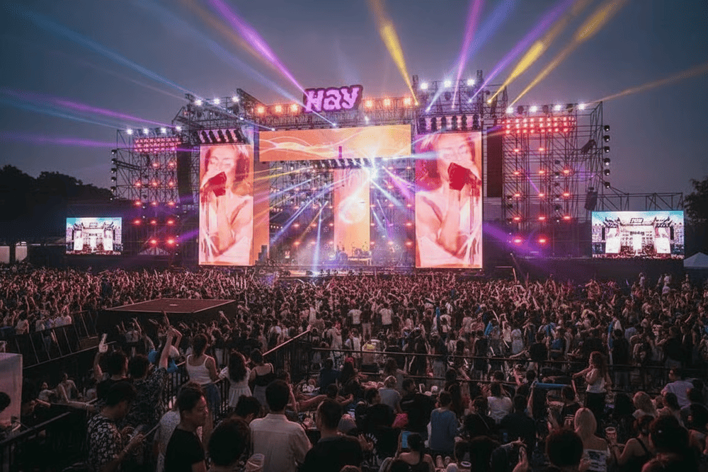 Có nhiều sự kiện, lễ hội âm nhạc lớn được tổ chức tại công viên Yên Sở.